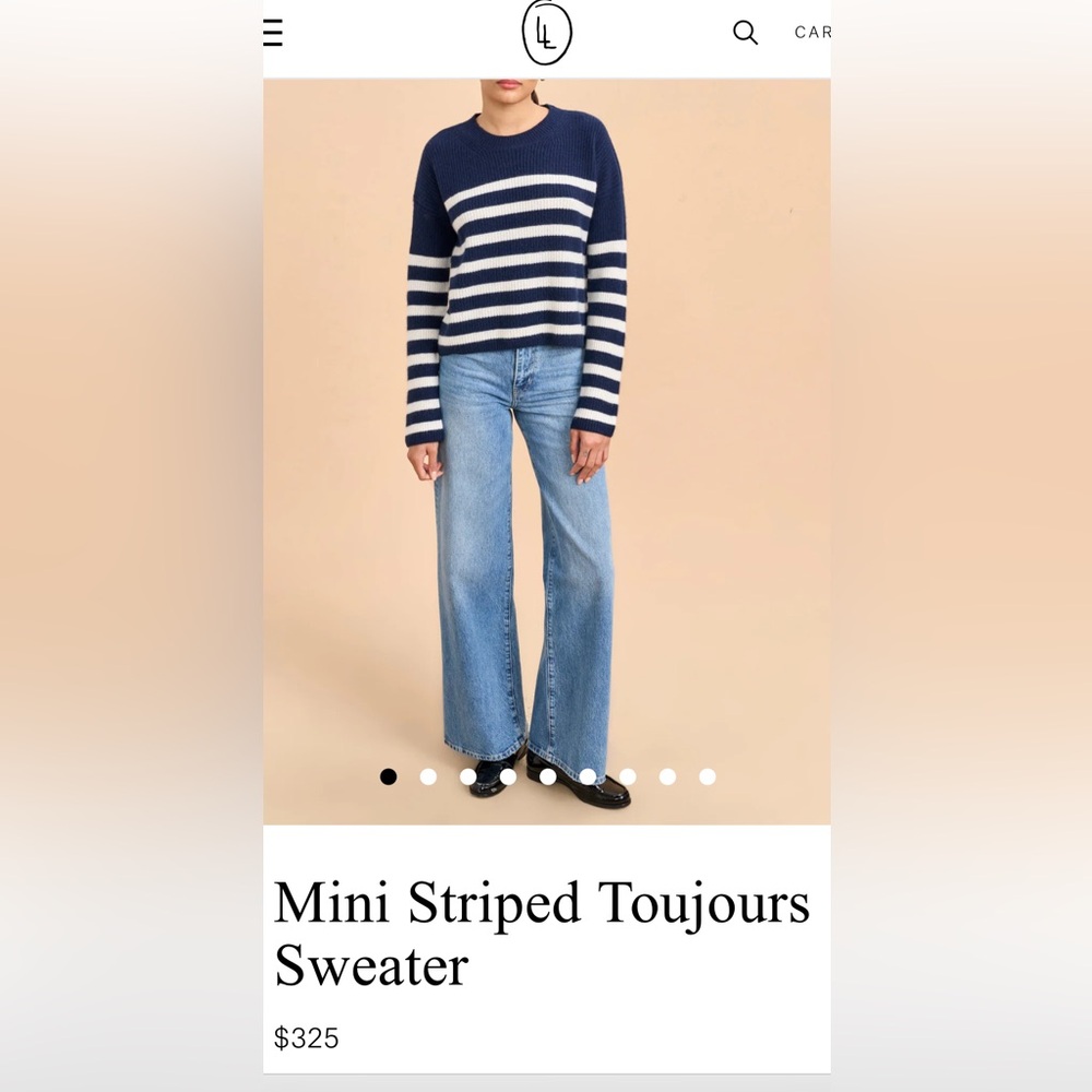 La Ligne Mini Striped Toujours Sweater